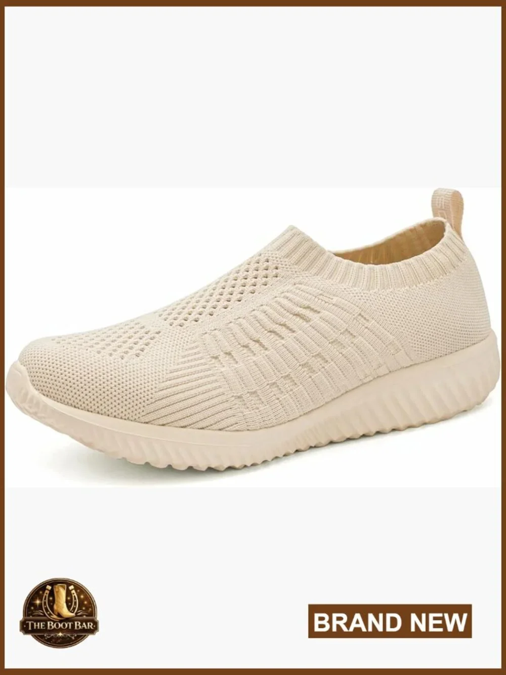 Slip On Walking Sneakers Breathable Mesh Lightweight Casual Shoes